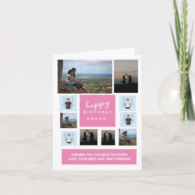 Personalised - Folded Greeting Card (Front)