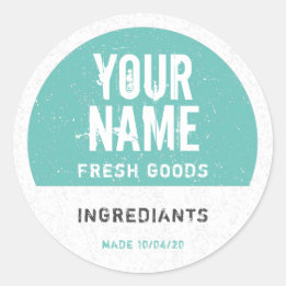 Personalised Food Storage Labels - Add your words