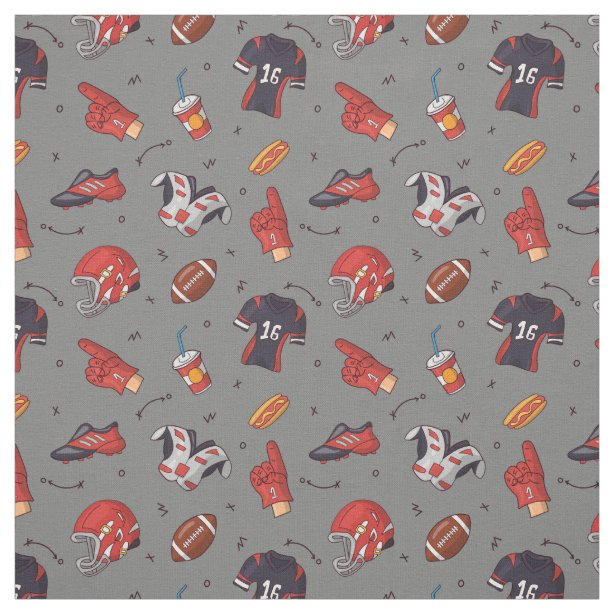 Rugby Fabric Zazzle.co.uk