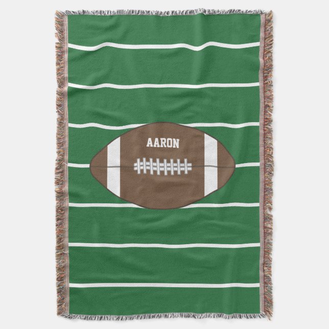 Personalised Football Blanket  (Front Vertical)