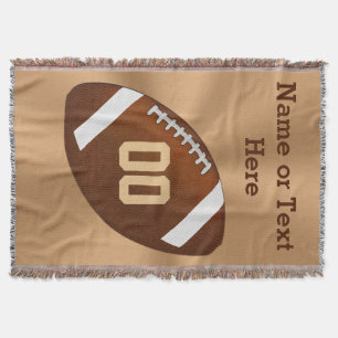 Personalised Football Blanket NAME and NUMBER