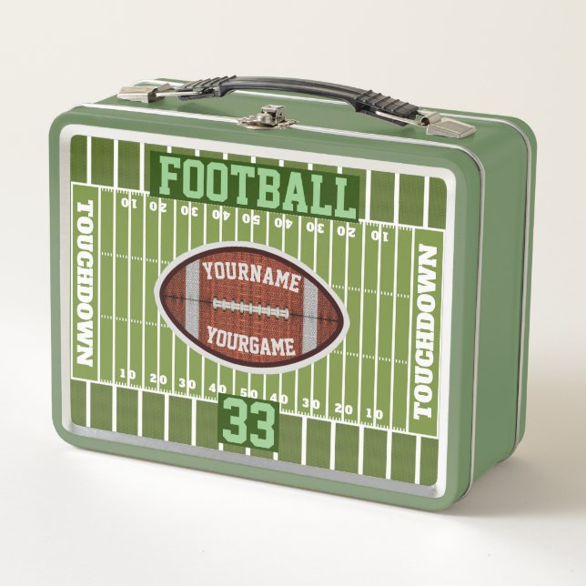 Personalised Football Classics On-Field Lunchbox (Front)