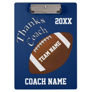 Personalised Football Clipboards for Coaches