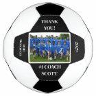 Personalised Football Coach Team Photo Thank You