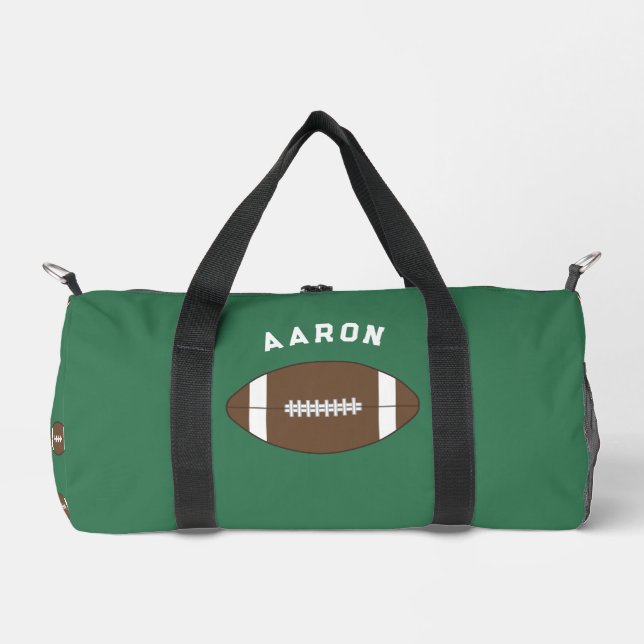  Personalised Football Duffel Bag Gift (Front)