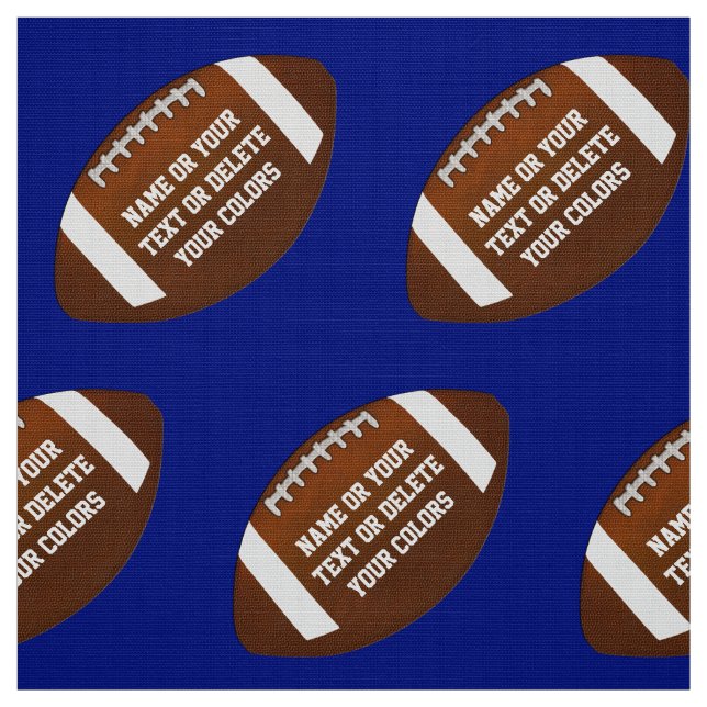 Personalised Football Fabric by the Yard (Swatch)