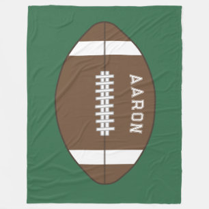 Personalised Football Fleece Blanket 