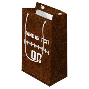 Personalised Football Gift Bags with Name, Number