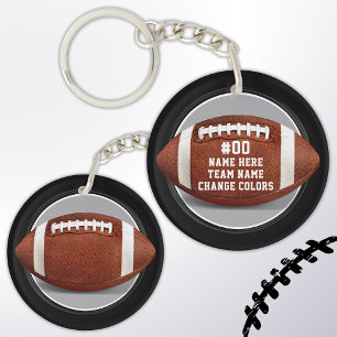Personalised, Football Gifts for Players. Football Key Ring