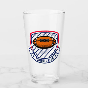 Personalised Football Glass