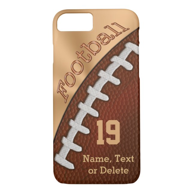 Personalised Football iPhone 7 Cases (Back)