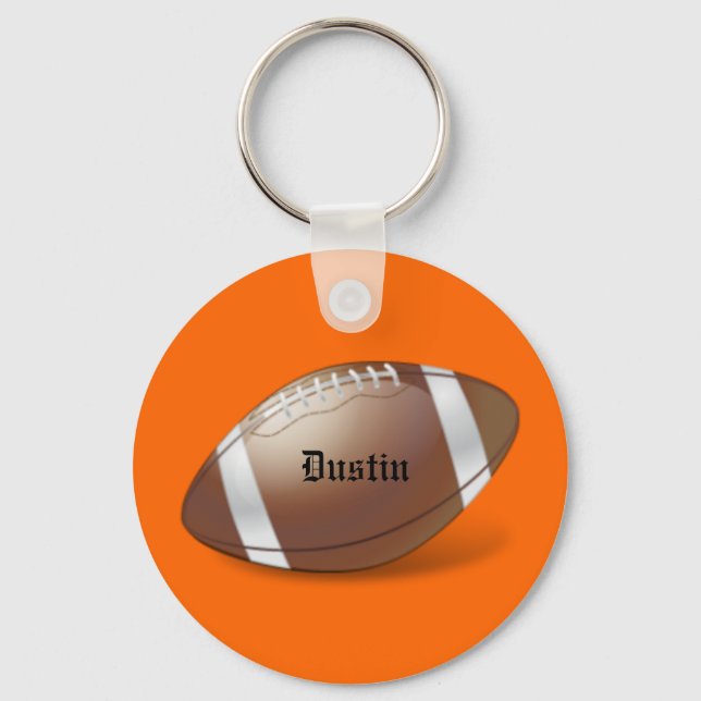 Personalised Football Keychain (Front)