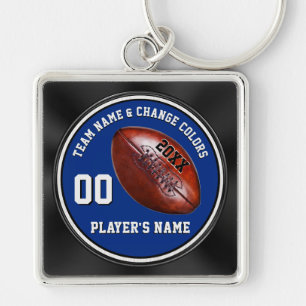 Personalised Football Keychains, Football Players Key Ring