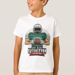Personalised Football League Player Team Champ T-Shirt