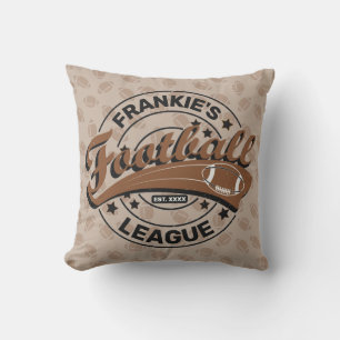 Personalised Football League Player Team Cushion
