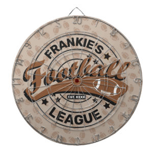 Personalised Football League Player Team Dartboard