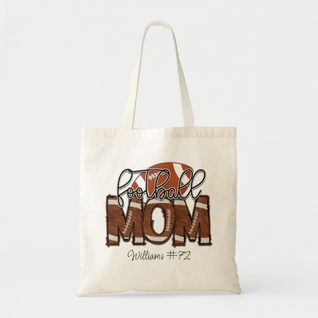 Personalised Football Mum Tote Bag (Front)