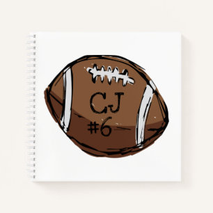 Personalised Football Notebook