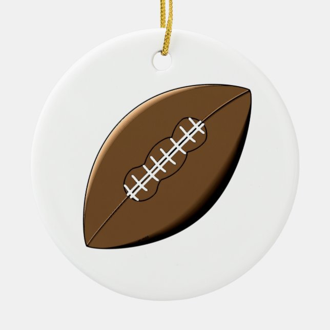 Personalised Football Ornament (Front)