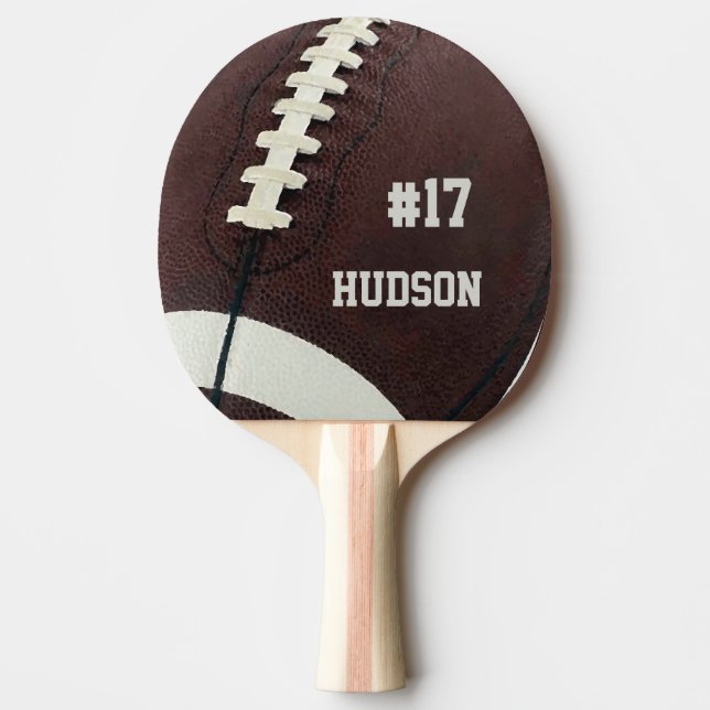 Personalised Football Ping Pong Paddle (Front)