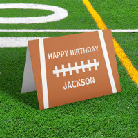 Personalised Football Player Ball Happy Birthday