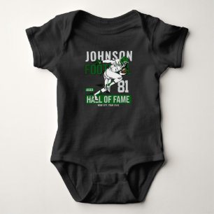 Personalised Football PLAYER Team NUMBER Sports Baby Bodysuit