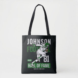 Personalised Football PLAYER Team NUMBER Sports  Tote Bag