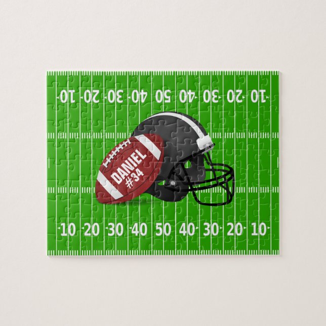 Personalised Football Puzzle (Horizontal)