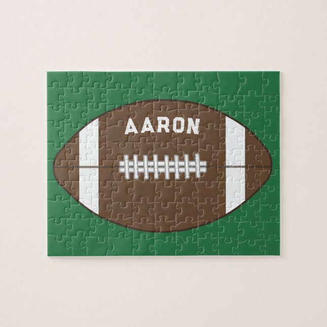 Personalised Football Puzzle (Horizontal)