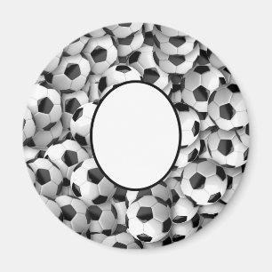 Personalised Football Soccer themed Magnet