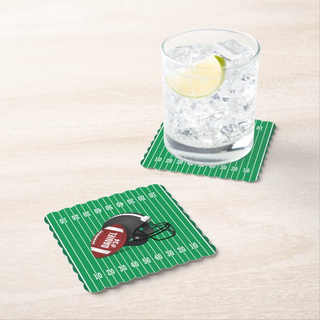 Personalised Football Ticket Coaster (Insitu)