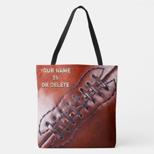 Personalised Football Tote Bags (Front)