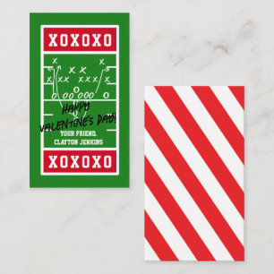 Personalised Football Valentine's Day Cards