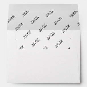 Personalised for baby shower envelope