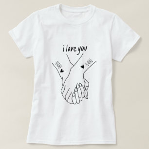 Personalised  for couples on the day of love T-Shirt