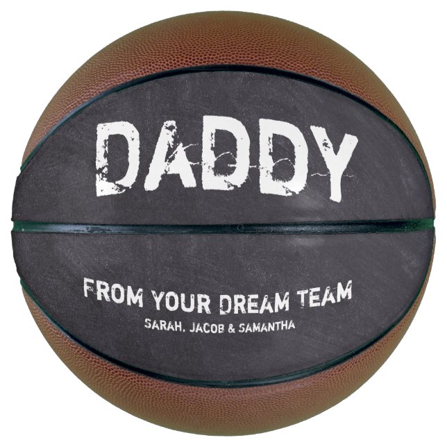 Personalised for Daddy, from team Basketball (Front)