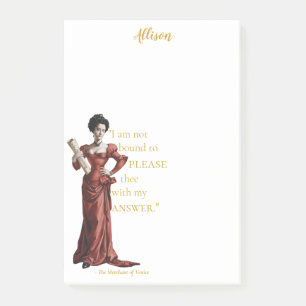 Personalised For Her Bold Sassy Quote  Post-it Notes