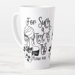 Personalised For Such A Time As This Christian Latte Mug
