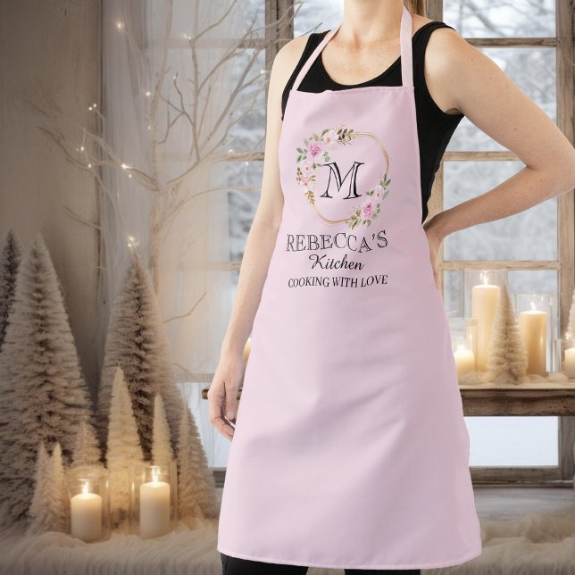 Personalised for Women Custom Family Cooking Gift  Apron (Creator Uploaded)
