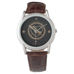 Personalised Forever My Hero Parent Child Heart Le Watch