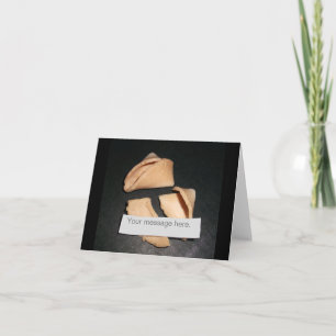 Personalised Fortune and Cookie Blank Card