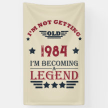 Personalised forty vintage 40th birthday party