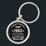 Personalised forty vintage 40th birthday party key ring<br><div class="desc">Make your birthday special with this unique design. Add a touch of sophisticated elegance to your birthday celebration with our exquisite, one-of-a-kind designs. These graphics bring sophistication and originality to any product, creating a memorable and stylish gift. They are perfect for those who appreciate a touch of timeless glamour on...</div>