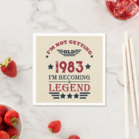 Personalised forty vintage 40th birthday party