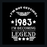 Personalised forty vintage 40th birthday party poster<br><div class="desc">Make your birthday special with this unique design. Add a touch of sophisticated elegance to your birthday celebration with our exquisite, one-of-a-kind designs. These graphics bring sophistication and originality to any product, creating a memorable and stylish gift. They are perfect for those who appreciate a touch of timeless glamour on...</div>