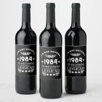 Personalised forty vintage 40th birthday party