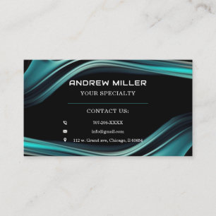 Personalised Founder Business Card Template