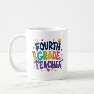 Personalised Fourth Grade Teacher Gift Coffee Mug