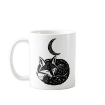 Personalised Fox & Moon Mug