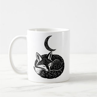 Personalised Fox & Moon Mug